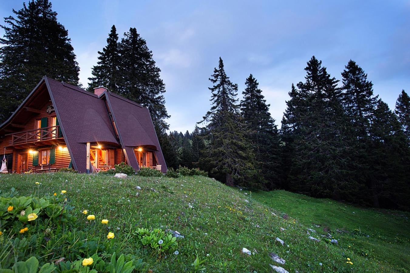 Chalet Alpinka ツェルクニェ・ナ・ゴレニスケム エクステリア 写真